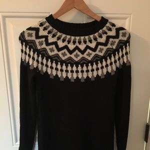 Black sweater dress XS